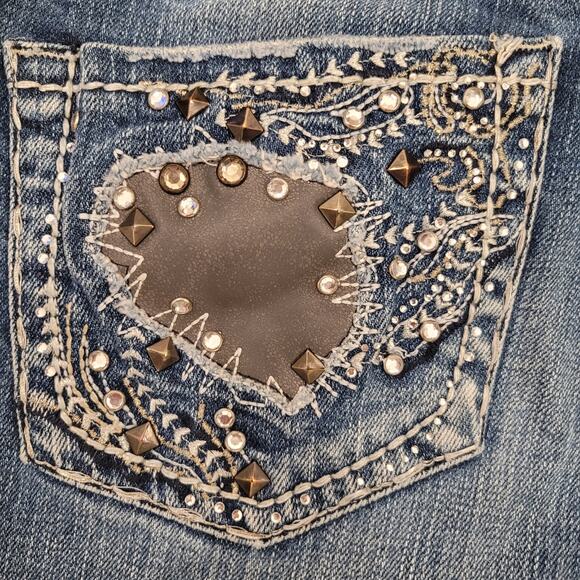 Silver Jeans Co Aiko Slim Boot Cut Low Rise Jeans 29X33 Actual: 31X31 Blue Bling - Picture 7 of 13